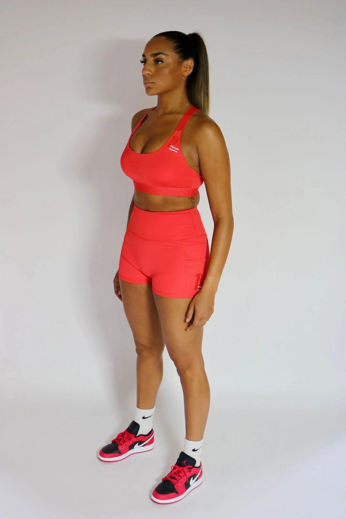 Bra & Shorts set (Coral) image 1