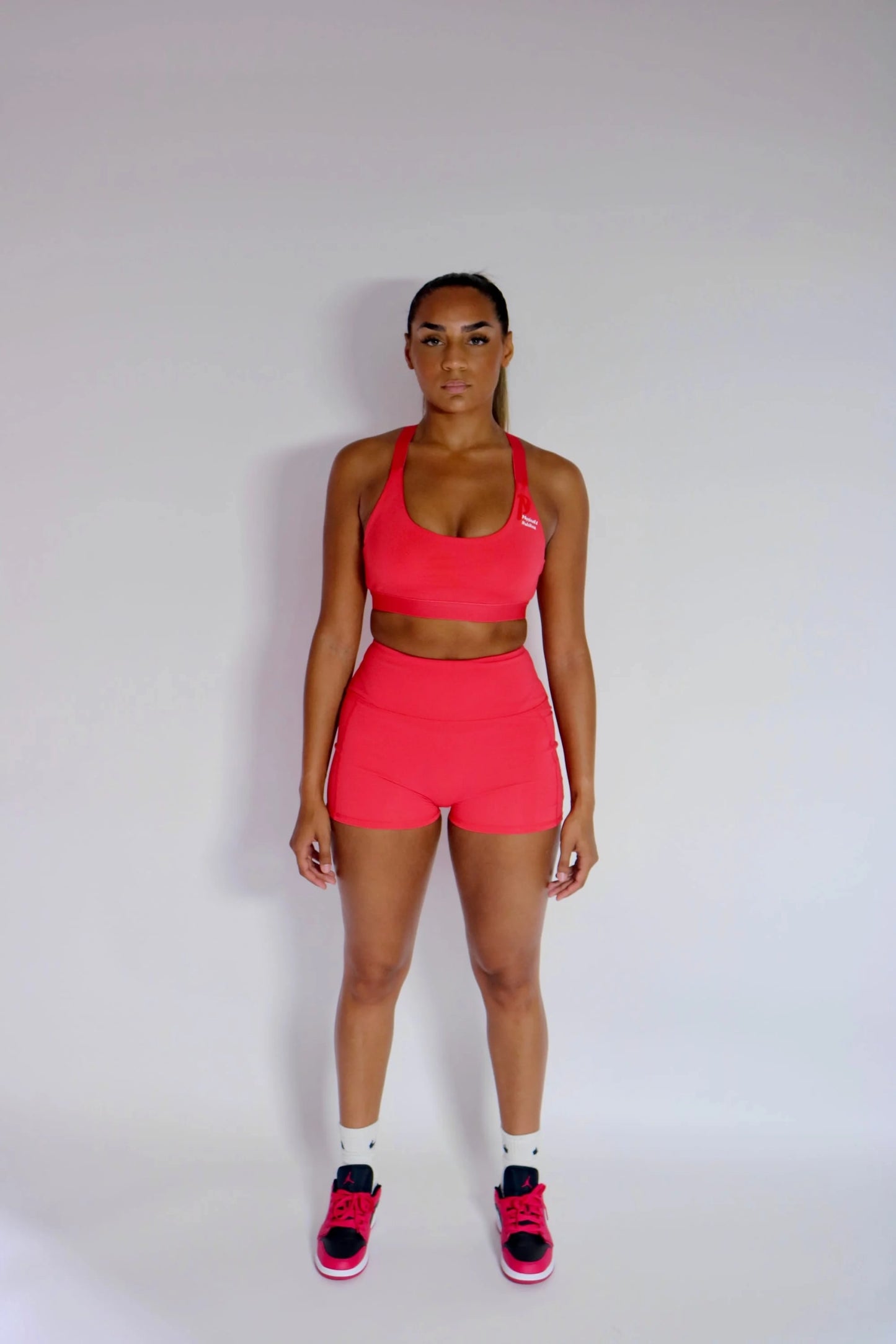 Bra & Shorts set (Coral) image 0