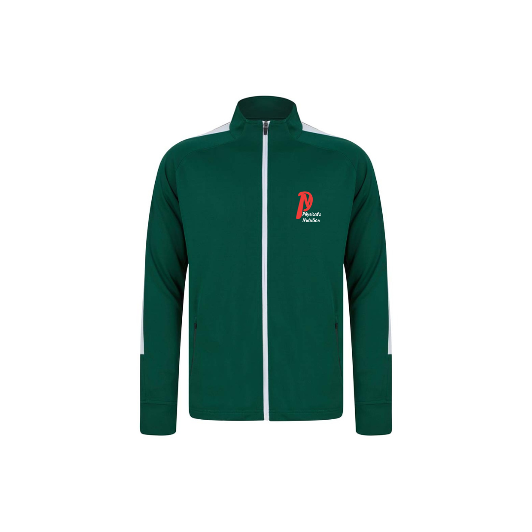 Women's Tracksuit Top Green/white