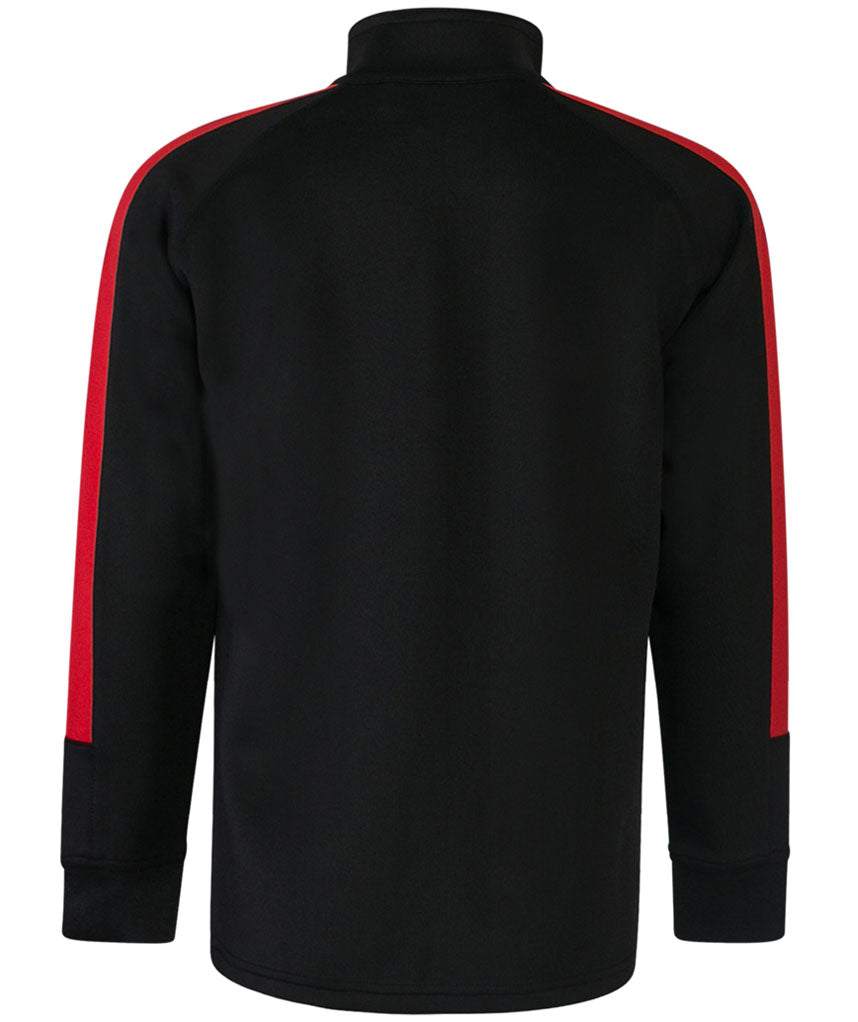 Kids Tracksuit Zip up Top Black/red