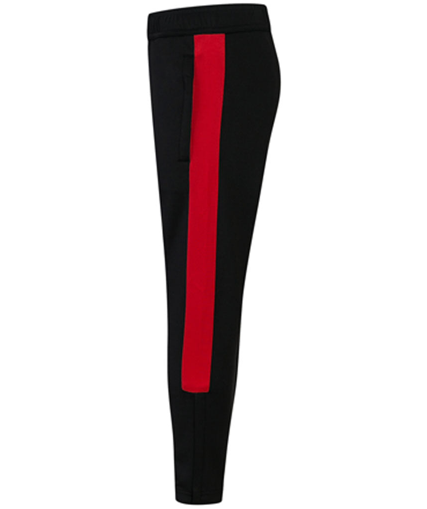 Kids Tracksuit Bottoms Black/red