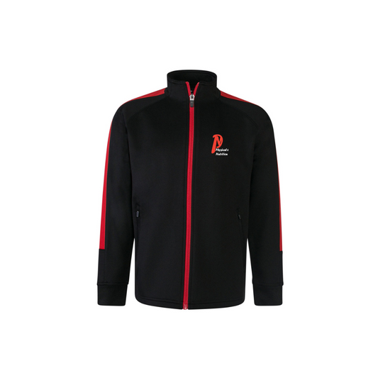 Kids Full Tracksuit Black/red