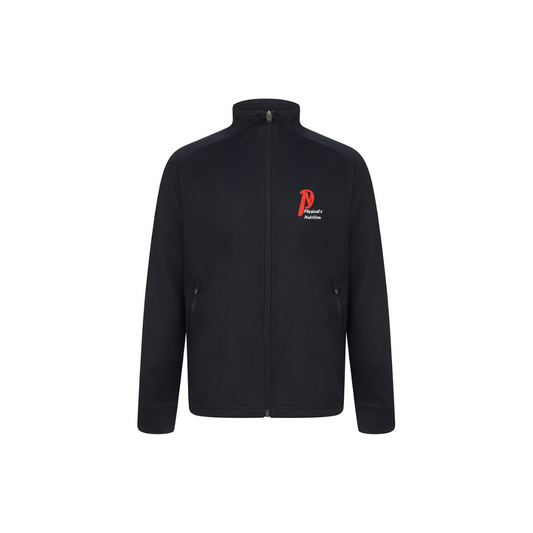 Kids Tracksuit Zip up Top Black/black
