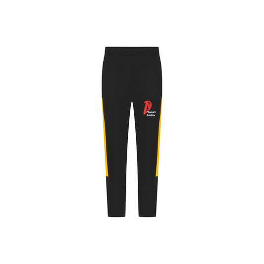 Men's Tracksuit Bottoms Black/yellow