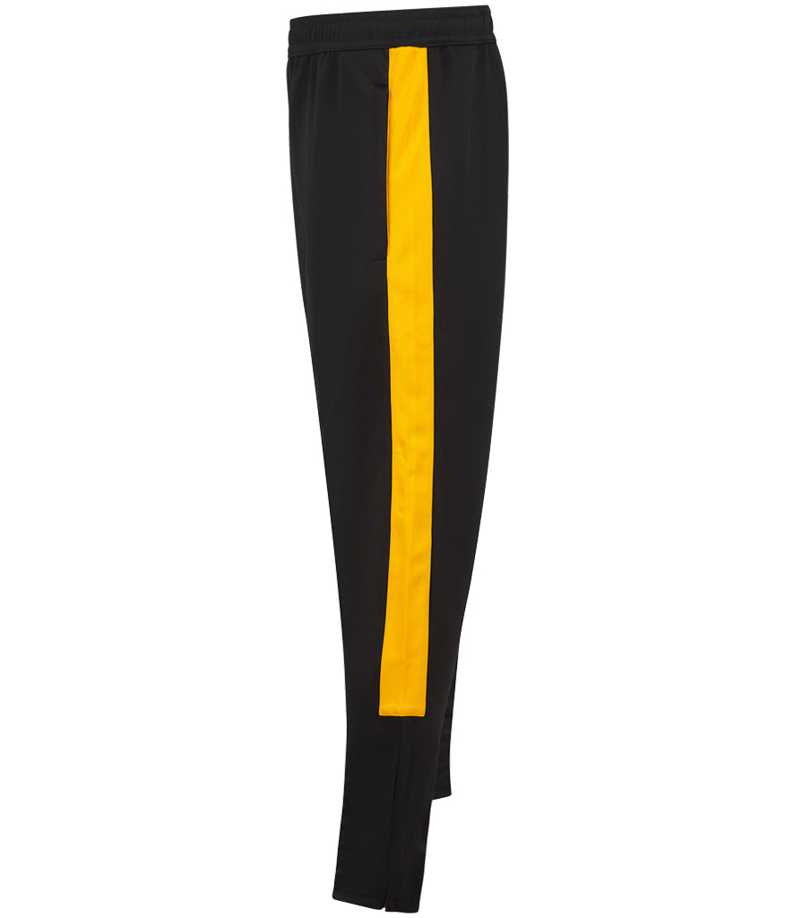 Kids Tracksuit Bottoms Black/yellow
