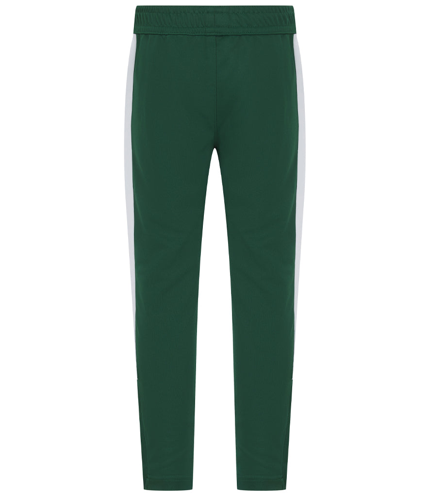 Kids Tracksuit Bottoms Green/white