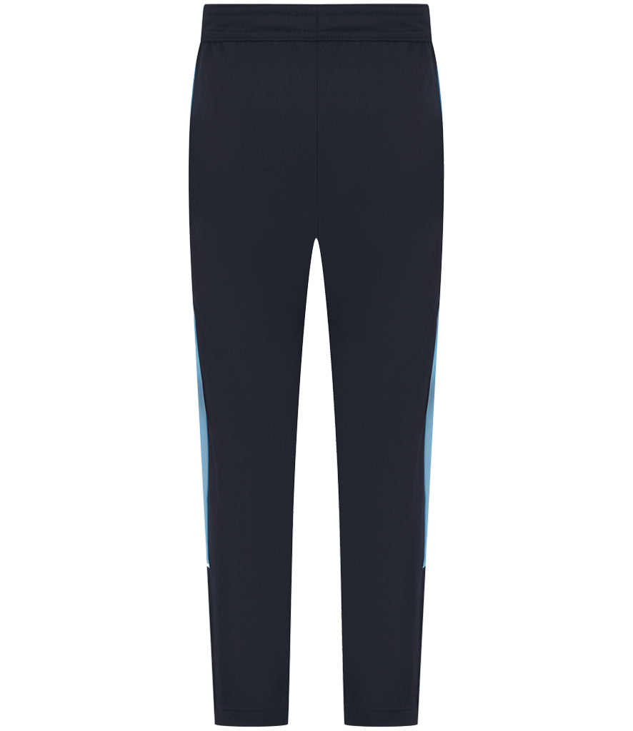 Kids Tracksuit Bottoms Black/tiffany blue