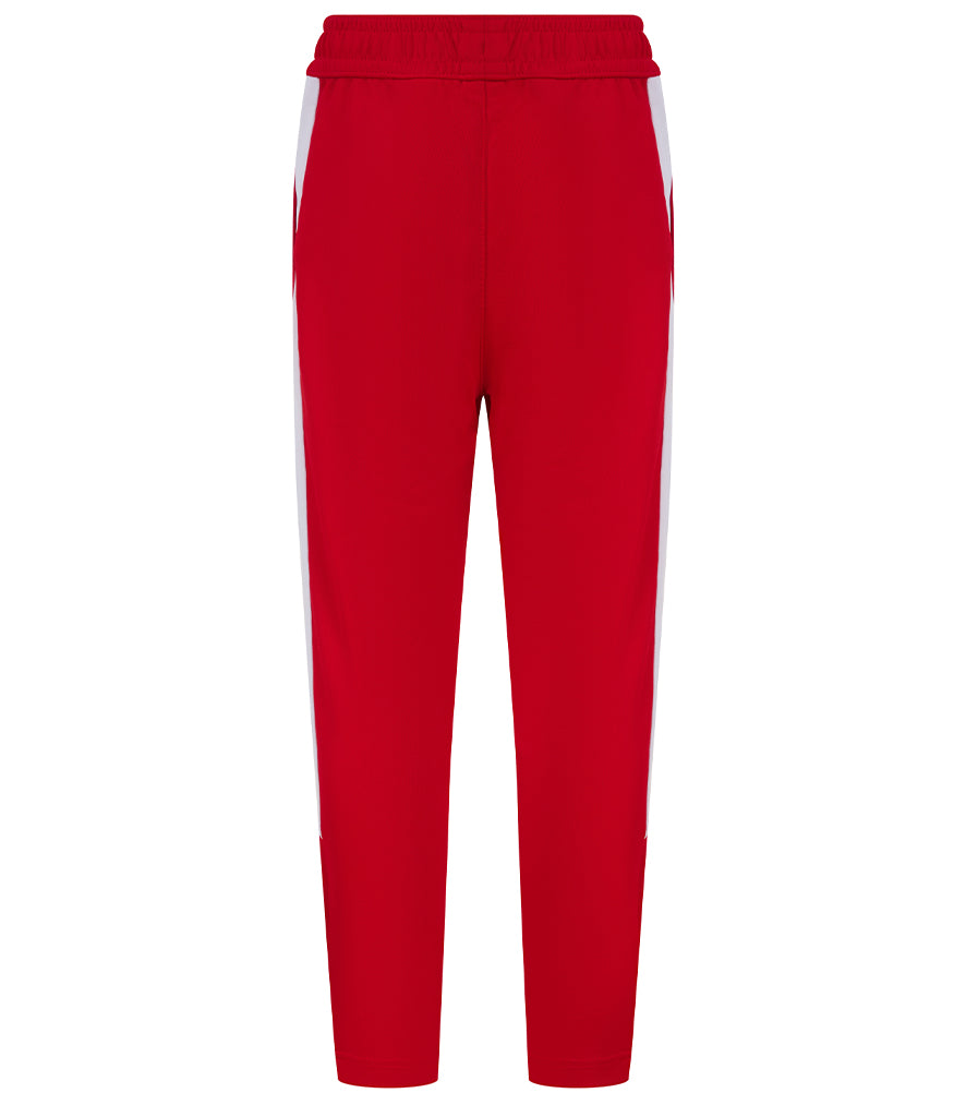 Kids Tracksuit Bottoms Red/white