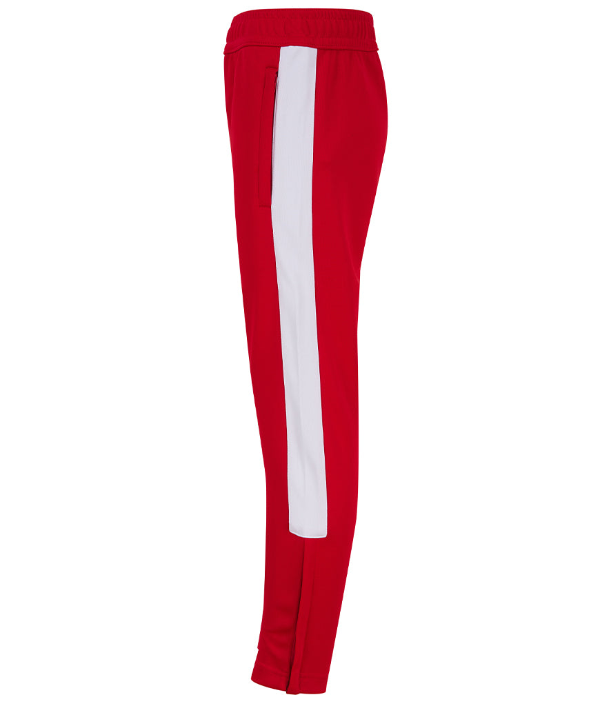 Kids Tracksuit Bottoms Red/white