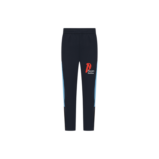 Kids Tracksuit Bottoms Black/tiffany blue